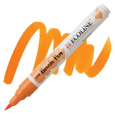 Talens Ecoline Brush Pen Fırça Uçlu Kalem 236 Light Orange - 1