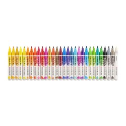 Talens Ecoline Brush Pen Fırça Uçlu Kalem 30 Renk Set N - 1