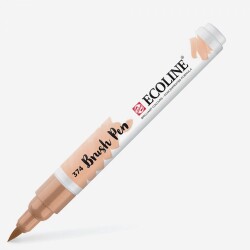 Talens Ecoline Brush Pen Fırça Uçlu Kalem 374 Pink Beige - 1