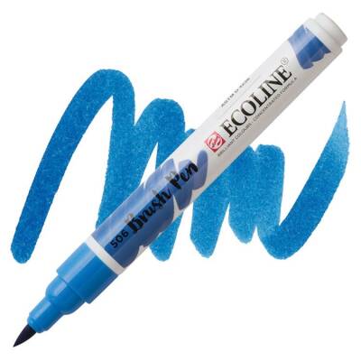 Talens Ecoline Brush Pen Fırça Uçlu Kalem 506 Ultramarine Deep - 1