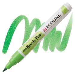 Talens Ecoline Brush Pen Fırça Uçlu Kalem 600 Green - 1