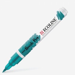 Talens Ecoline Brush Pen Fırça Uçlu Kalem 640 Bluish Green - 1