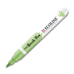 Talens Ecoline Brush Pen Fırça Uçlu Kalem 666 Pastel Green - 1
