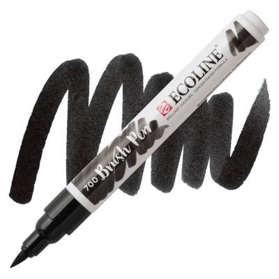 Talens Ecoline Brush Pen Fırça Uçlu Kalem 700 Black - 1