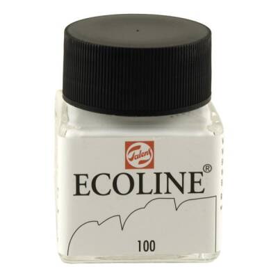 Talens Ecoline Sıvı Suluboya 30 ml. 100 White - 1