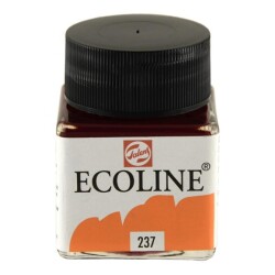 Talens Ecoline Sıvı Suluboya 30 ml. 237 Deep Orange - 1