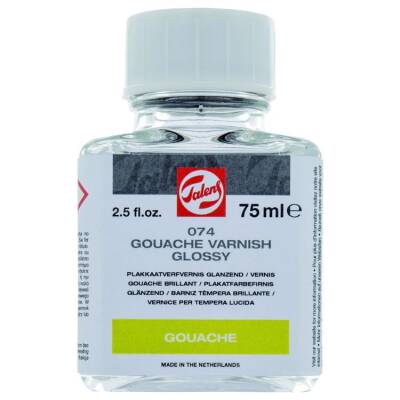 Talens Gouache Varnish Glossy 074 Parlak Guaj Boya Verniği 75 ml - 1