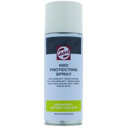 Talens Protecting Spray 680 Suluboya ve Guaj Koruyucu Sprey 400 ml. - 1