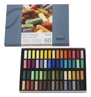 Talens Rembrandt Soft Pastel Boya 60 Renk Yarım Boy - 1