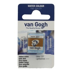 Talens Van Gogh 1/2 Tablet Sulu Boya 227 Yellow Ochre - Talens