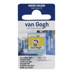 Talens Van Gogh 1/2 Tablet Sulu Boya 268 Azo Yellow Light - Talens