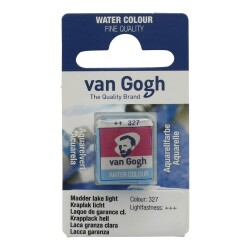 Talens Van Gogh 1/2 Tablet Sulu Boya 327 Madder Lake Light - Talens