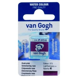 Talens Van Gogh 1/2 Tablet Sulu Boya 373 Dusk Pink - Talens