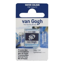 Talens Van Gogh 1/2 Tablet Sulu Boya 508 Prussian Blue - Talens