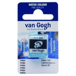 Talens Van Gogh 1/2 Tablet Sulu Boya 533 Indigo - Talens