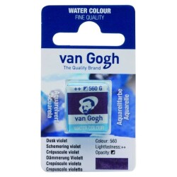 Talens Van Gogh 1/2 Tablet Sulu Boya 560 Dusk Violet - Talens