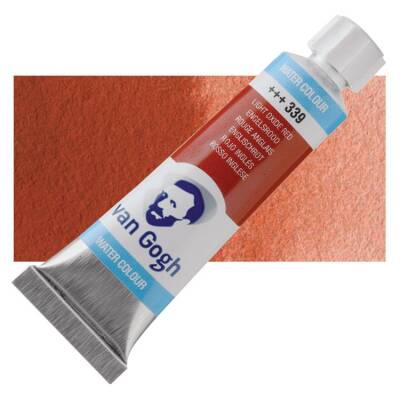 Talens Van Gogh 10 ml. Tüp Sulu Boya 339 Light Oxide Red - 1