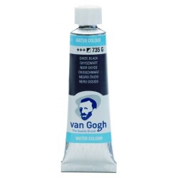 Talens Van Gogh 10 ml. Tüp Sulu Boya 735 Oxide Black - 1