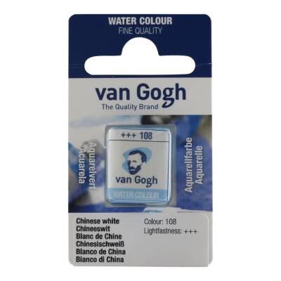 Talens Van Gogh 1/2 Tablet Sulu Boya 108 Chinese White - 1