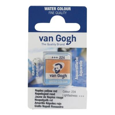 Talens Van Gogh 1/2 Tablet Sulu Boya 224 Naples Yellow Red - 1