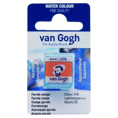 Talens Van Gogh 1/2 Tablet Sulu Boya 278 Pyrrole Orange - 1