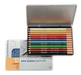 Talens Van Gogh Pastel Kalem 12 Renk Metal Kutu - 1