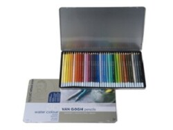 Talens Van Gogh Watercolor Pencil Aquarel Boya 36 Renk Metal Kutu - 1