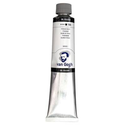 Talens Van Gogh Yağlı Boya 200 ml. 105 Titanium White - 1