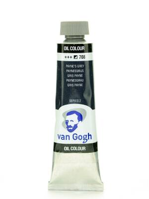 Talens Van Gogh Yağlı Boya 40 ml. 708 Payne's Grey - 1
