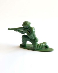 Tek Renk Askeri İnsan Figürleri 1/75 3 Adet - Eshel