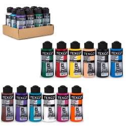 Texco Excellent Akrilik Boya 12 Renk x 110 ml Ana Renkler - 1