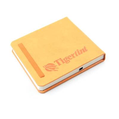 Tigertint Sketch Book Sert Kapaklı Eskiz Defteri 140 gr 12x12 cm 80 yp Turuncu - 1