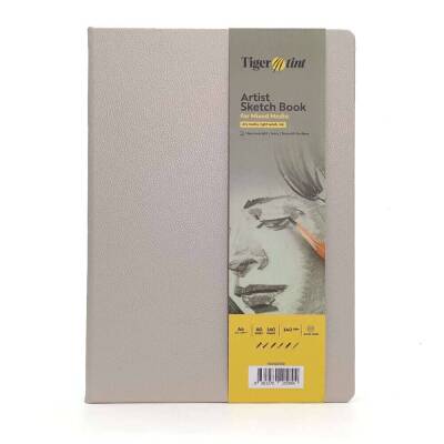 Tigertint Sketch Book Sert Kapaklı Eskiz Defteri 140 gr A4 80 yp Bej - 1