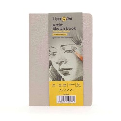 Tigertint Sketch Book Sert Kapaklı Eskiz Defteri 140 gr A5 80 yp Bej - 1