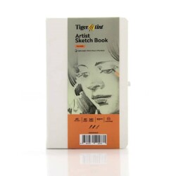 Tigertint Sketch Book Sert Kapaklı Eskiz Defteri 90 gr A5 80 yp Beyaz - 1