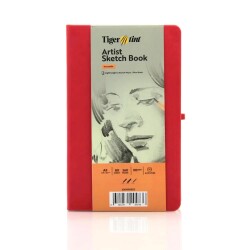 Tigertint Sketch Book Sert Kapaklı Eskiz Defteri 90 gr A5 80 yp Kırmızı - 2