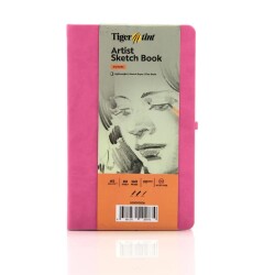 Tigertint Sketch Book Sert Kapaklı Eskiz Defteri 90 gr A5 80 yp Pembe - 2