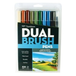 Tombow Dual Brush Pen 10 RENK SET LANDSCAPE - 1