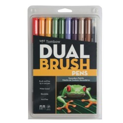 Tombow Dual Brush Pen 10 RENK SET SECONDARY - 1