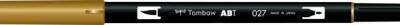Tombow Dual Brush Pen Grafik Çizim Kalemi 027 Dark Ochre - 1