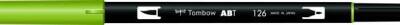 Tombow Dual Brush Pen Grafik Çizim Kalemi 126 Light Olive - 1