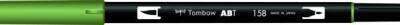 Tombow Dual Brush Pen Grafik Çizim Kalemi 158 Dark Olive - 1