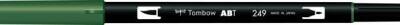 Tombow Dual Brush Pen Grafik Çizim Kalemi 249 Hunter Green - 1