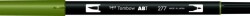 Tombow Dual Brush Pen Grafik Çizim Kalemi 277 Dark Green - 1