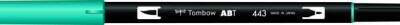 Tombow Dual Brush Pen Grafik Çizim Kalemi 443 Turquoise - 1
