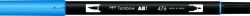 Tombow Dual Brush Pen Grafik Çizim Kalemi 476 Cyan - 1