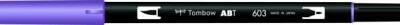 Tombow Dual Brush Pen Grafik Çizim Kalemi 603 Periwinkle - 1