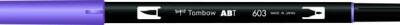 Tombow Dual Brush Pen Grafik Çizim Kalemi 603 Periwinkle - 1