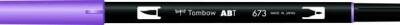 Tombow Dual Brush Pen Grafik Çizim Kalemi 673 Orchid - 1