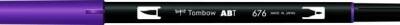 Tombow Dual Brush Pen Grafik Çizim Kalemi 676 Royal Purple - 1